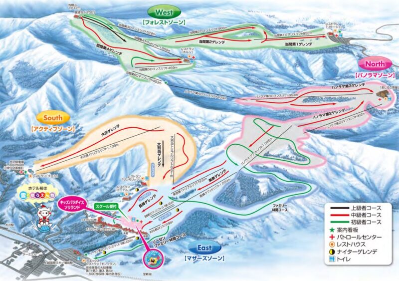 上越国際スキー場マップ
